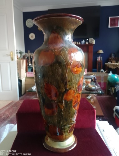 Royal doulton vase - doulton, autumn
