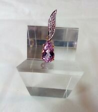 Rare Patroke Kunzite 18K Gold Diamond Pendant TGW 1.6g *Free Post