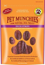 Pet Munchies Duck Strips 100%