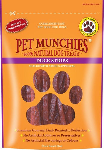 Pet munchies duck strips - pet,