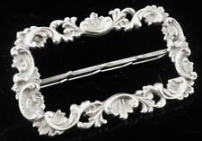 Antique Sterling Silver Belt Buckle, Birmingham 1898, Payton, Pepper & Sons Ltd