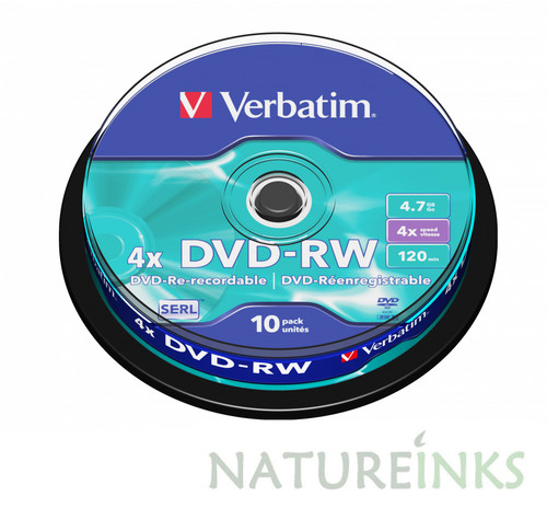 Verbatim blank dvd 4 7gb - verbatim, dvd-rw