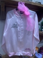 Grease Pink Ladies Jacket And Scarf Age 10-12 Years