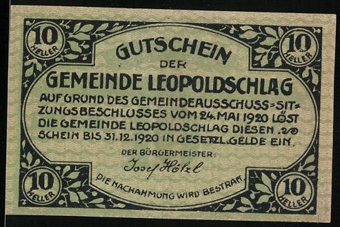 Emergency money leopoldschlag - emergency,