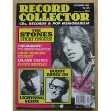 ROLLING STONES RECORD COLLECTOR #205 MAGAZINE SEPT 1996 MICK JAGGER COVER AND FE