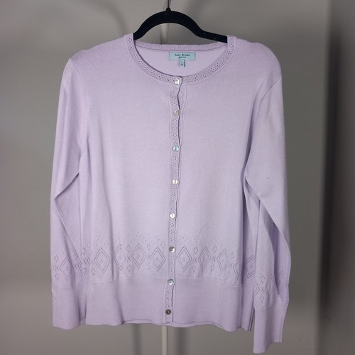 Anne brooks lilac cardigan - lilac,