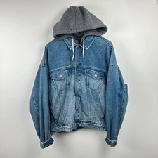 ASOS denim jacket with hood