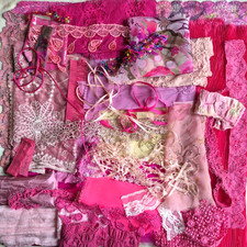 200gm+ Scrapbag Textile Art