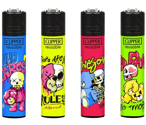 Teddy bear skulls rare clipper - skulls,