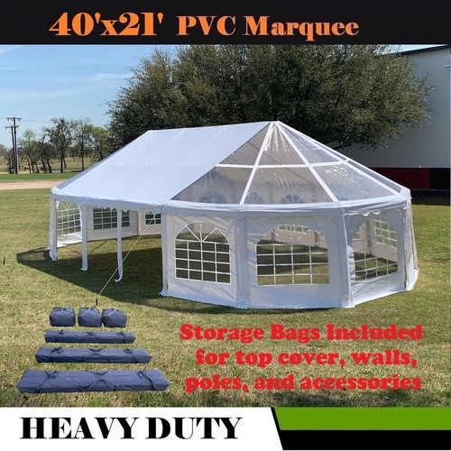 X21 oval pvc - 40'x21', fire
