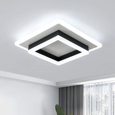 30W Modern LED Ceiling Light Square Cool White Chandelier Living Room Bedroom