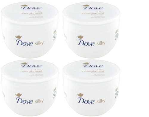 Dove silky body cream pot - cream,