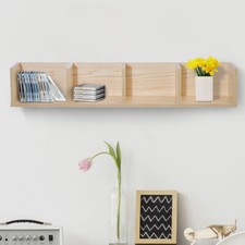 4 Grid Wooden Media Storage
