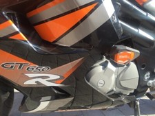 Hyosung GT 650R RD Motorcycle Siding Pad Kit - SL01 Black