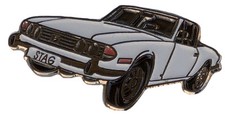 Triumph Stag car cut out lapel