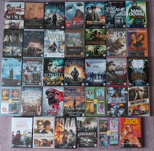 Dvd 34x bundle war action - dvd,