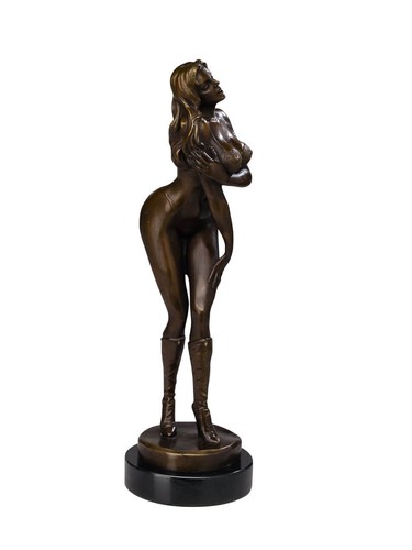 Bronze erotic lady 56cm - lady,,