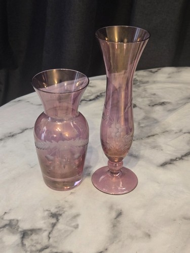 Set vintage cranberry - of,