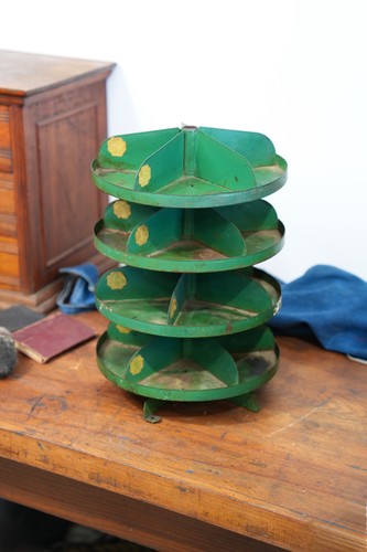 Antique rotating store counter - antique,