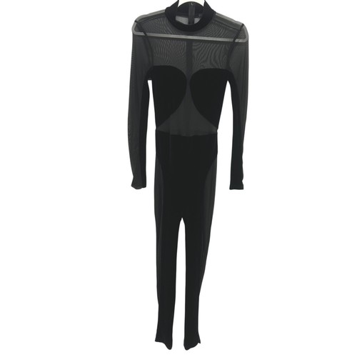 Y2k sheer mesh catsuit - y2k,