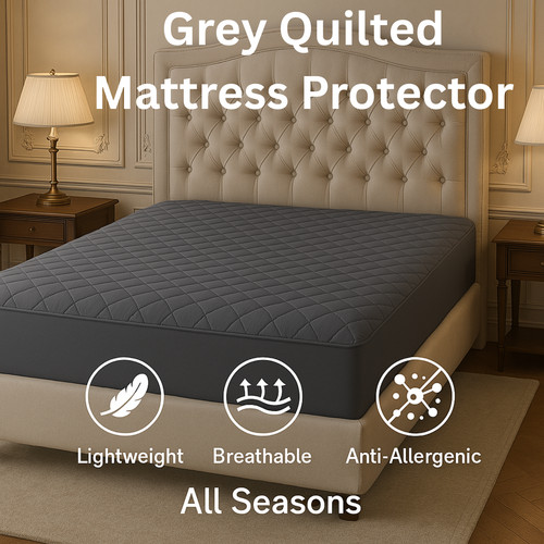 Quilted mattress protector - quilted,