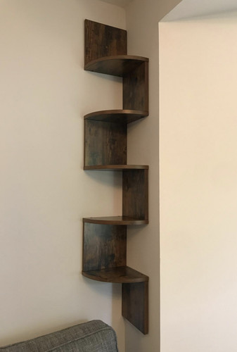 Rustic shelving unit wall - shelving,