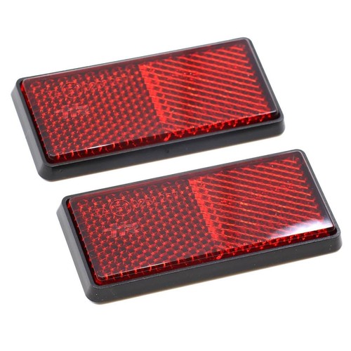 Small amber reflectors - amber,