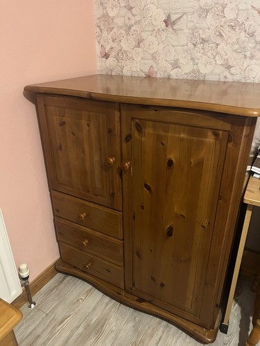 Vintage pine cabinet