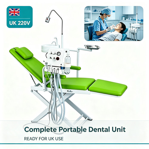 Portable folding dental - dental, unit