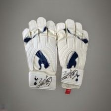 Signed Goalkeeper Gloves Heurelho Gomes Tottenham FC Autograph Puma