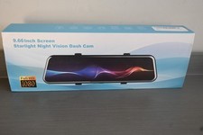 10" Mirror Dash Cam FHD Dual Lens Car DVR Camera Front and Rear Video Recorder