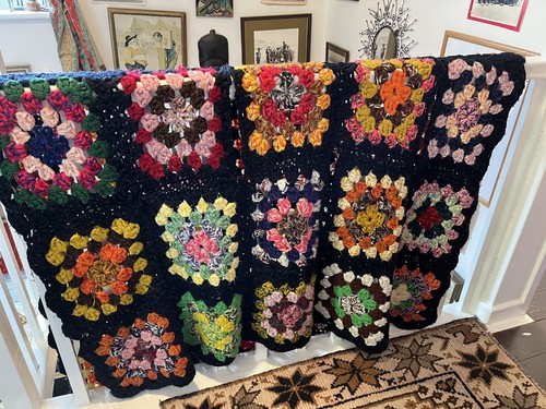 Vintage afghan crochet - crochet, blanket