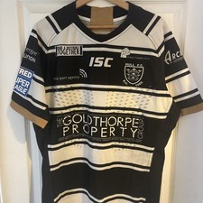 Signed Hull FC 2018 Match Worn home Shirt Sika Manu. Rugby Christmas gift. 