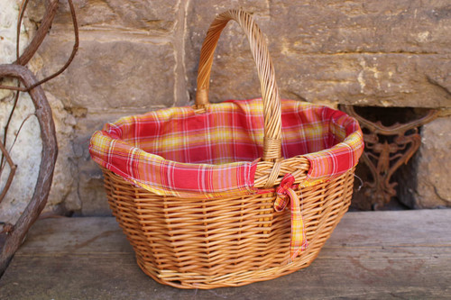 Shopping basket wicker - 🍋,