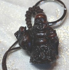 Lucky buddha charm key rings - lucky,