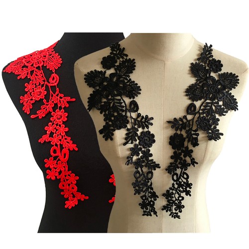 Pair elegant black lace - pair,
