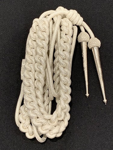 Aiguillette silver mylar army - silver,