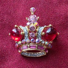 Butler & Wilson Brooch Red &