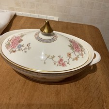 Lovely   Royal    Doulton   Canton   Pattern Lidded   Tureen  Serving  Dish VGC