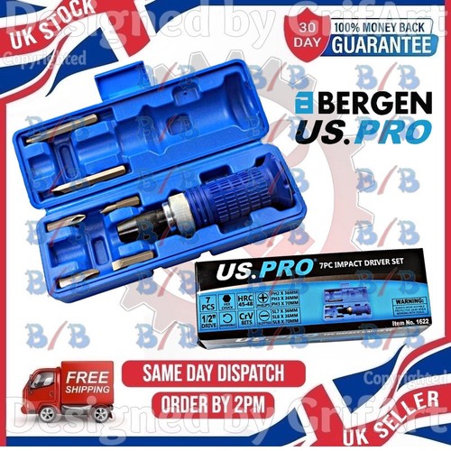 Pro 7pc impact screwdriver - pro,