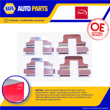 Brake pad fitting - pad, fits