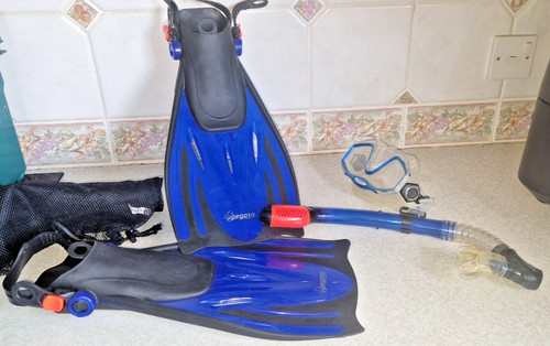 Pegaso snorkeling set blue - 2, x