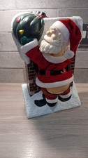 Vintage Singing Santa Sing 2 Songs Rubber MOVES Head Legs An Bum