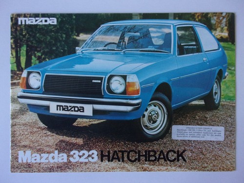 Mazda 323 hatchback - orig, 1978