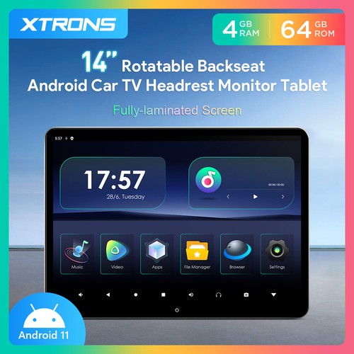 Android car headrest - 14",