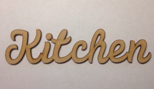 Wooden kitchen laser cut - , blank