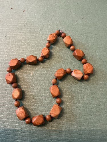 Vintage chunky red brown - chunky,