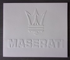 MASERATI QUATTROPORTE III orig 1980s Prestige Sales Brochure - English Text USA