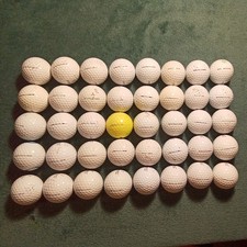 TITLEIST PRO V1/1X  x 40 used balls B grade, grazes &stains but usable/practice