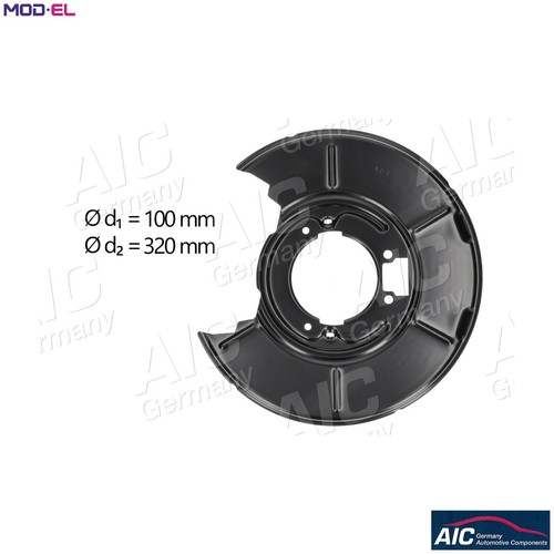 Splash guard brake disc 55499 - disc,